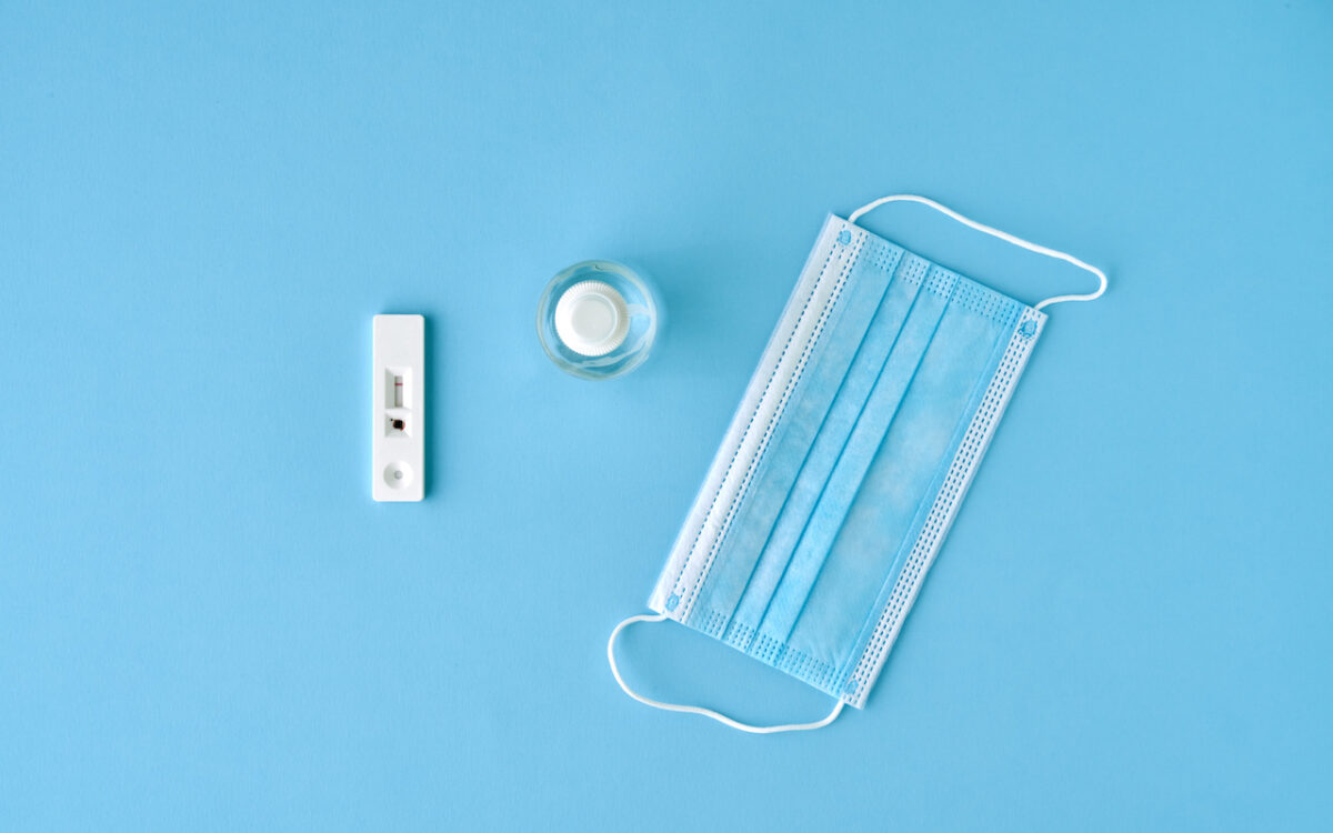 Schnelltester um Flughafen